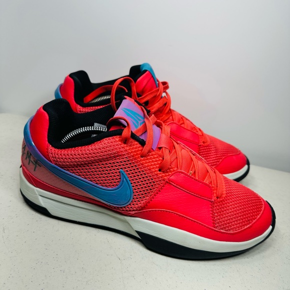 Nike Ja 1 Ember Glow Blue Silver 'Fuel' Morant Basketball DR8785-800 10,5 - Picture 2 of 7